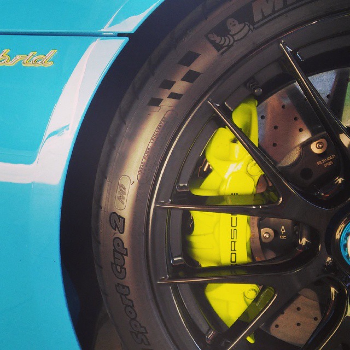 Porsche 918 seen in
