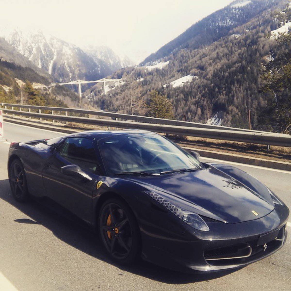 Ferrari 458 spider down