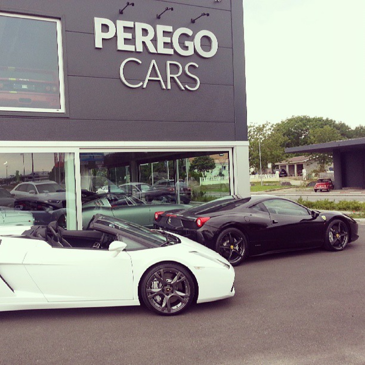 Ferrari 458 with a