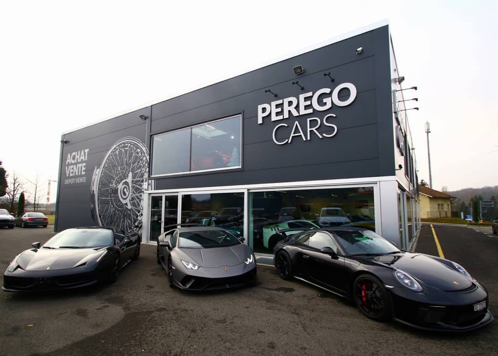Lamborghini Huracán Performante, Ferrari 458 Italia et Porsche 911 GT3 (991 phase 2)