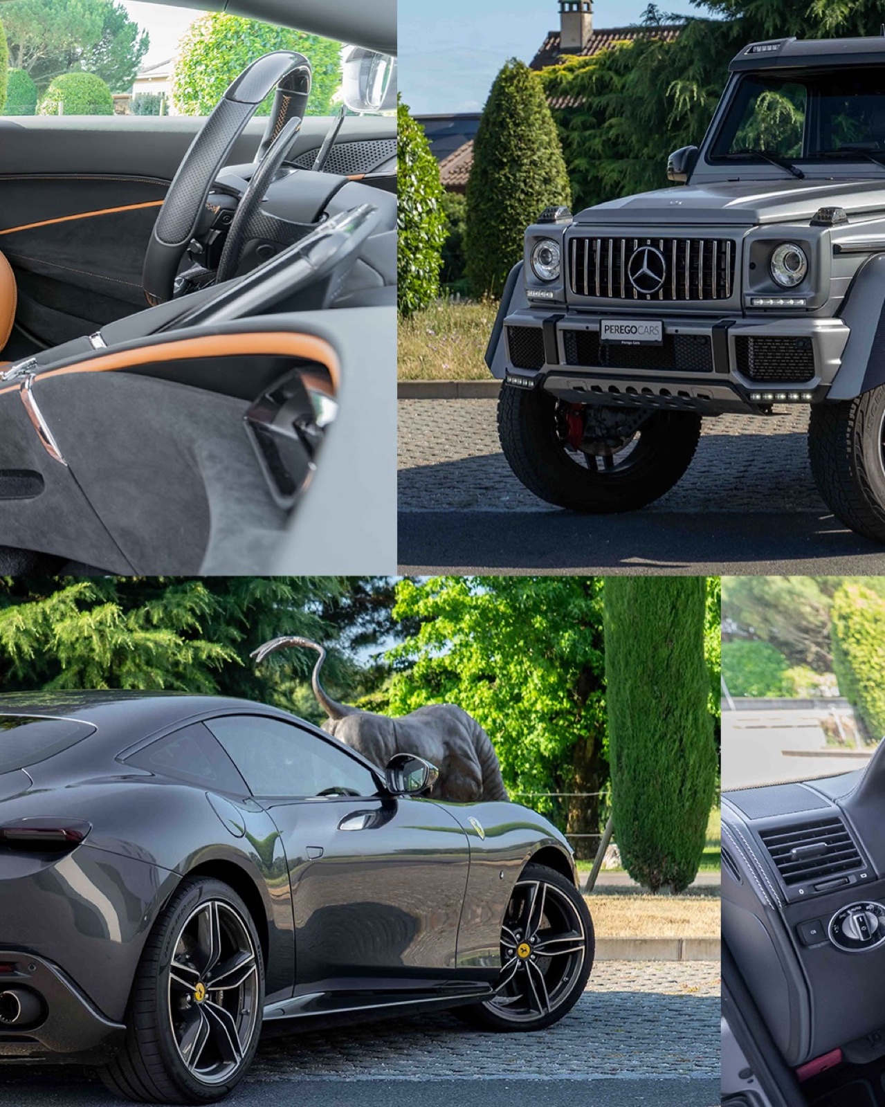 McLaren 750S Spider, BMW M4 GTS et Ferrari Roma